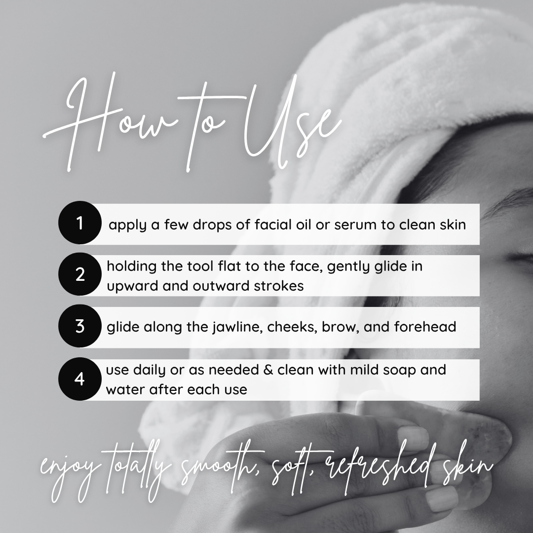 Face Sculpting Green Jade Gua Sha