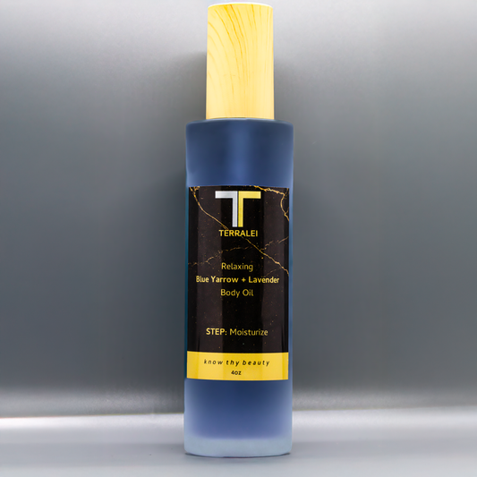 Relaxing Blue Yarrow & Lavender Body Oil