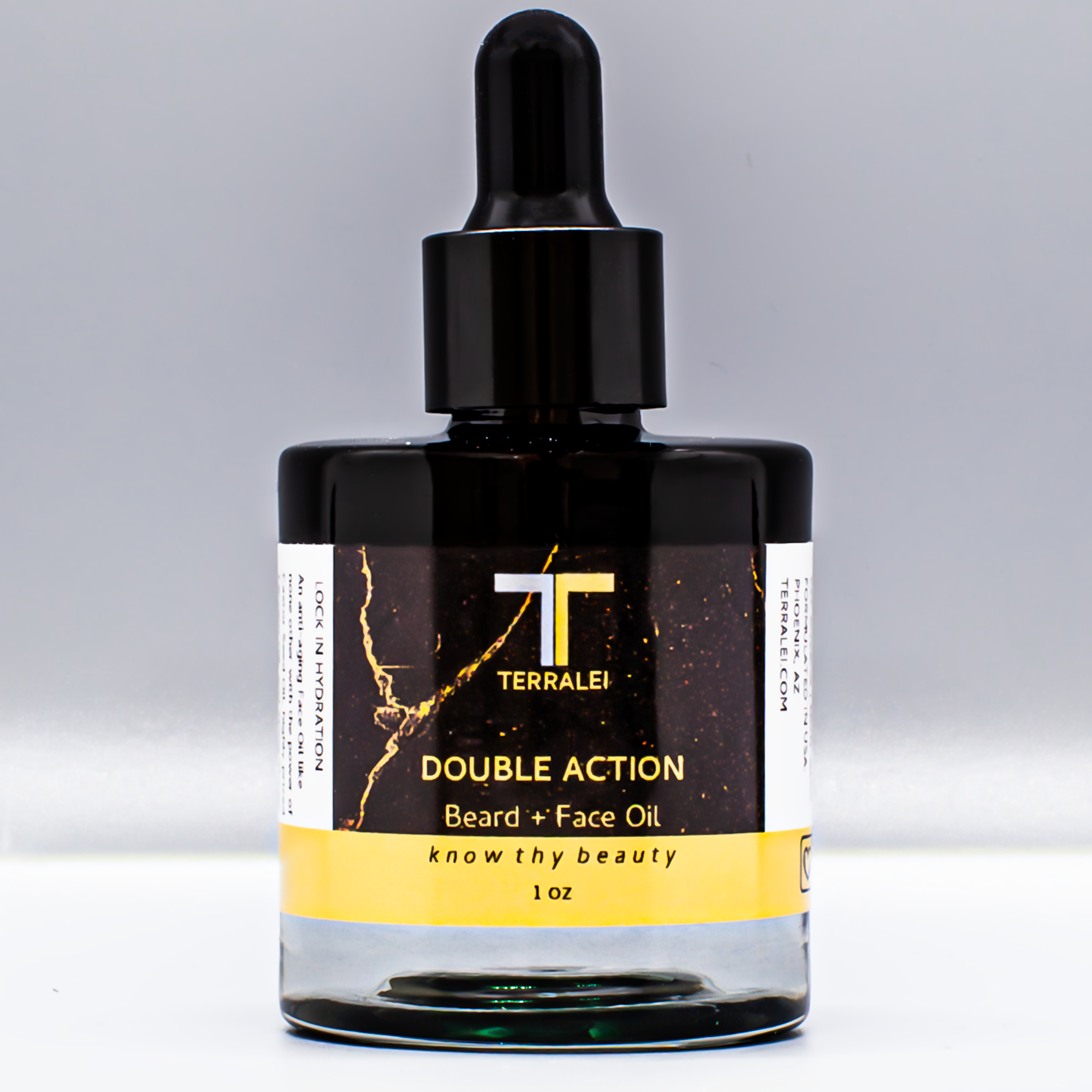 Double Action Beard & Face Oil – TERRALEI