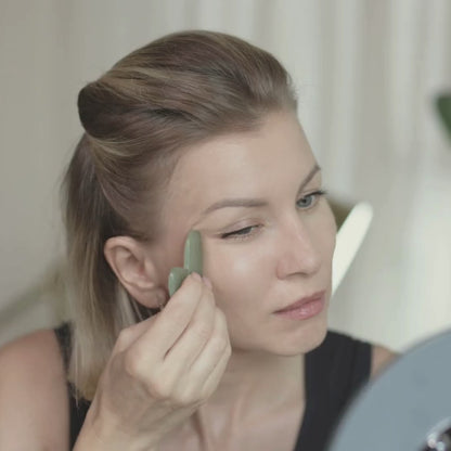 Face Sculpting Green Jade Gua Sha